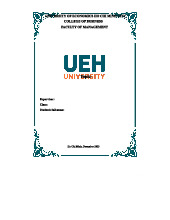 Bìa tiếng anh - Bìa tiếng anh UEH