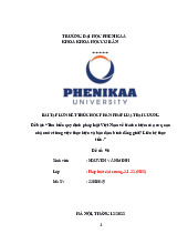 Tìm hiểu quy định pháp luật Việt Nam về trách nhiệm của cơ quan nhà nước trong việc thực hiện và bảo đảm bình đẳng giới? Liên hệ thực tiễn | Bài tập lớn kết thúc học phần Pháp luật đại cương