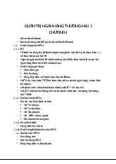 Rủi ro và Hoạt động Kinh doanh | Quản trị Ngân hàng Thương mại 1 | Học viện Tài chính