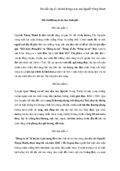 TOP 73 mẫu mở bài về tác phẩm Rừng Xà Nu hay nhất | Văn mẫu lớp 12