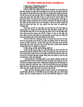 HỆ THỐNG CHÍNH TRỊ VIỆT NAM HIỆN NAY: ĐẶC ĐIỂM & CẤU TRÚC