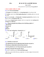 Đề thi thử tốt nghiệp THPT 2025 môn Vật lí bám sát đề minh họa - Đề 46