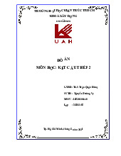 Thuyết minh đồ án thép | Đại học Kiến trúc Thành phố Hồ Chí Minh