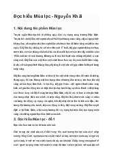 Đọc hiểu Mùa lạc - Nguyễn Khải | Văn mẫu 12