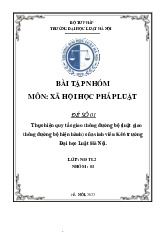 BÀI TẬP NHÓM MÔN XÃ HỘI HỌC PHÁP LUẬT