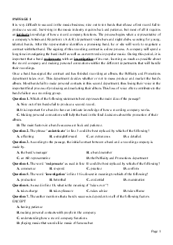 PASSAGE 1_Theme 5. Jobs and Employment (Công việc và tuyển dụng)