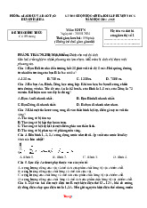 Đề Chọn Học Sinh Giỏi KHTN 9 Huyện Hải Hà 2024-2025 Có Đáp Án