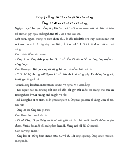 Truyện Ông lão đánh cá và con cá vàng | Cánh diều