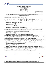 Đề kiểm tra giữa học kỳ 2 môn Toán 9 năm học 2024-2025