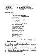 Đề Thi HSG Môn Ngữ Văn 12 Không Chuyên Sở GD Quảng Nam 2024-2025 Có Đáp Án