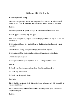 Giải Tin học 6 Bài 6: Sơ đồ tư duy | Cánh diều