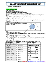 Bài tập Toán 10 - Bài 2: Tập hợp. Các phép toán trên tập hợp
