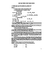 BÀI TẬP TIẾNG VIỆT THỰC HÀNH - BAI TAP TIENG VIET THUC HANH 1