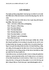 Tài liệu lý thuyết dịch - Chương trình Biên dịch và Phiên dịch