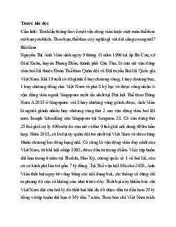 Soạn bài Pa-ra-lim-pích: Một lịch sử chữa lành những vết thương | Ngữ văn 11 Kết nối tri thức