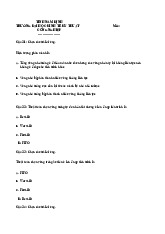 Câu hỏi ôn tập về Bộ nhớ Máy tính | Trắc nghiệm Hệ điều hành