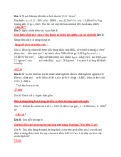 Giải bài tập Môn Vật liệu điện | Đại học Sư phạm Kỹ thuật Thành phố Hồ Chí Minh