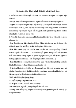 Soạn bài Thực hành đọc: Con khướu sổ lồng - Kết nối tri thức Ngữ văn lớp 10
