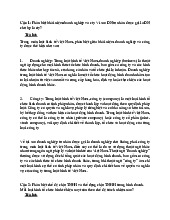 Đề cương: Phân Biệt Doanh Nghiệp và Công Ty | Môn Pháp luật đại cương - Trường Đại học Kinh tế, Đại học Huế