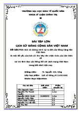 Phân tích và chứng minh sự ra đời của Đảng Cộng Sản Việt Nam | Bài tập lớn môn Lịch sử đảng cộng sản Việt Nam