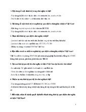 Đề cương môn Tư tưởng Hồ chí minh - Trường Đại học lao động -  xã hội