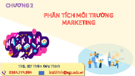 Bài giảng Chương 2: Phân tích môi trường marketing môn Marketing căn bản | Đại học Thái Nguyên