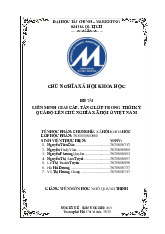 Tiểu luận chủ nghĩa xã hội khoa học Môn Tư tưởng Hồ Chí Minh | Trường Đại học Tài chính - Marketing