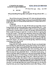 [BIỂU MẪU] Báo cáo Kết quả hoạt động 9 tháng, nhiệm vụ trọng tâm 3 tháng cuối | Trường Đại học Hồng Đức