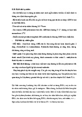 Đề cương sinh học phân tử:  đột biến tự nhiên –Trường Đại học Nguyễn Tất Thành