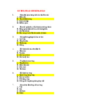 Kỹ thuật Bào chế Đông dược | Trắc nghiệm dược học cổ truyền