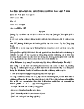 Bài thu hoạch định hướng đầu khoá. Khoa Nhật bản học