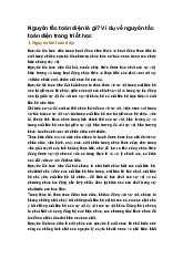 Nguyên tắc toàn diện là gì? Ví dụ về nguyên tắc toàn diện trong triết học