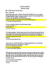 Bài tập giữa kỳ Lý luận Nhà Nước và pháp luật | Trường Đại học Kinh tế – Luật