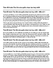 Tóm tắt Xuân Tóc Đỏ cứu quốc chọn lọc hay nhất