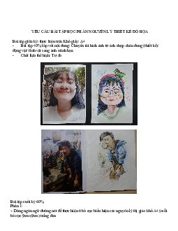 Bài tập Nguyên lý Thiết kế đồ họa