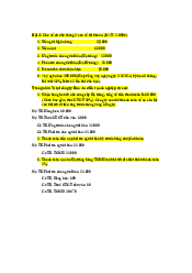 Bài tập tự luận chương 7 - Nguyên lý kế toán | Đại học Kinh Tế Quốc Dân