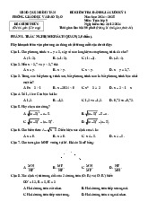 Đề cuối kỳ 1 Toán 9 năm 2024 – 2025 phòng GD&ĐT Bình Tân – TP HCM