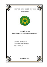 Bài tập nhóm môn Khởi nghiệp và văn hóa kinh doanh | Đại học Bách Khoa Hà Nội