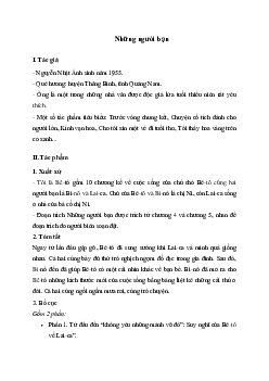 Soạn văn 6: Soạn bài Thực hành đọc: Những người bạn | Ngữ văn 6 | Kết nối tri thức