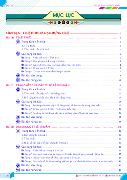 Phân dạng và bài tập tỉ lệ thức và đại lượng tỉ lệ Toán 7 KNTTVCS