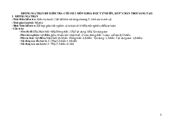 Đề thi học kì 2 môn Khoa học tự nhiên 7 năm 2022 - 2023 sách Chân trời sáng tạo - Đề 1