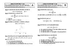 Đề thi giữa kì và hướng dẫn giải môn Xử lý tín hiệu| Môn Xử lý tín hiệu| Trường Đại học Bách Khoa Hà Nội