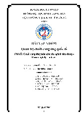 Chuỗi cung ứng toàn cầu của ngành tiêu dùng – Doanh nghiệp Unilever | Môn Quản trị chuỗi cung ứng quốc tế - Đại học Kinh Tế Quốc Dân