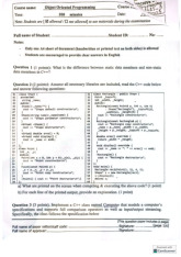 Đề thi cuối kì 2024-2025 môn Lập trình hướng đối tượng | Trường Đại học Khoa học tự nhiên, Đại học Quốc gia Thành phố Hồ Chí Minh
