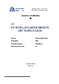 Tư tưởng hồ chí mình về tư tưởng xã hội chủ nghĩa - Tài liệu tham khảo | Đại học Hoa Sen