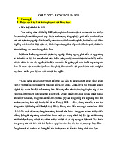 Gợi Ý Ôn Tập Môn Chủ nghĩa xã hội khoa học | Đại học Sư Phạm Hà Nội