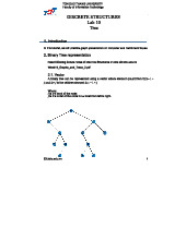 Lab10 - Discrete Structures: Tree Representation Techniques