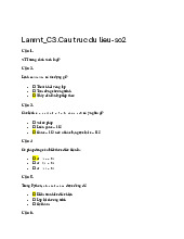 Bài tập Cấu trúc dữ liệu | Đại học Bách Khoa Hà Nội