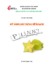 GIÁO TRÌNH KNXDKH - KỸ NĂNG XÂY DỰNG KẾ HOẠCH CƠ BẢN