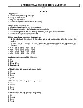Trắc Nghiệm Thực Vật Dược thân: Cây Thân Cỏ và Đặc Điểm | Đại học Y Dược Thành phố Hồ Chí Minh